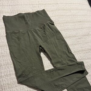 Free People Forest Green Leggings